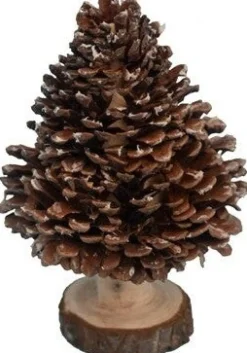 Intatuin decoratieboom op voet Gert naturel D 12 H 17 cm