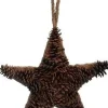 Intatuin kersthanger Gert ster naturel D 33 H 4,5 cm