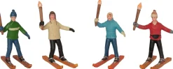 Intratuin Alpen kerstdorpminiatuur fakkeltocht 4-delig