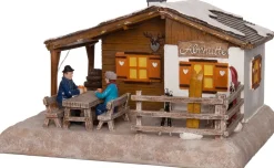 Intratuin Alpen kersthuisje almhutte (alpenhut) 22,3 x 20,3 x 13 cm
