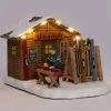 Intratuin Alpen kersthuisje skiverhuur 11,3 x 15,3 x 10 cm