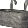 Intratuin balkonbak Vivi zink 40 x 21 x 15 cm