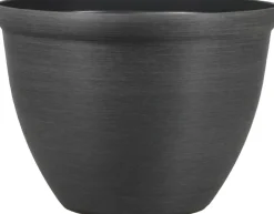 Intratuin bloempot Abel antraciet D 29,8 H 25 cm
