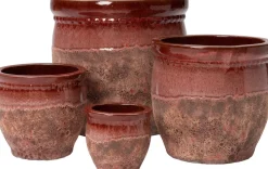 Intratuin bloempot Abel rood D 39 H 37 cm