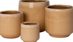 Intratuin bloempot Adam crème D 6,7 H 7 cm