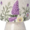 Intratuin bloempot Agra crème / paars / wit D 12 H 15 cm