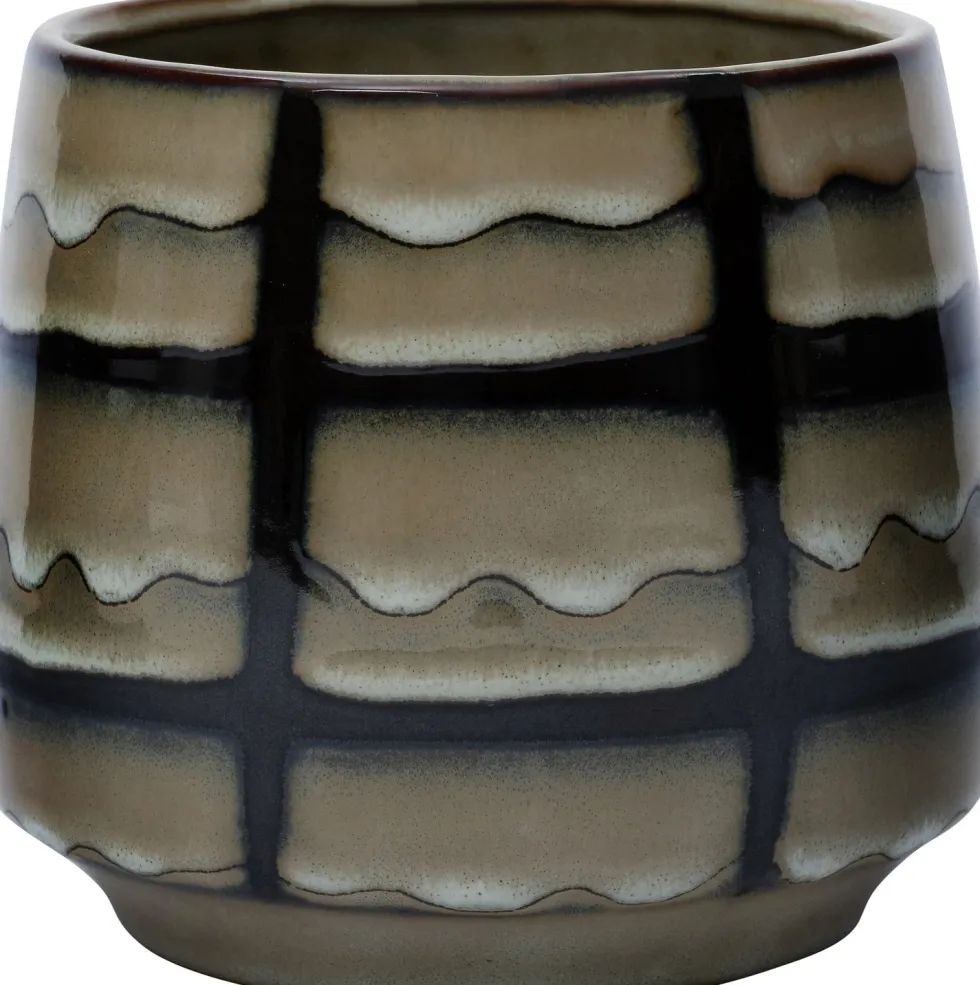 Intratuin bloempot Ahmo crème D 14 H 12 cm