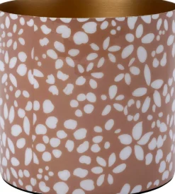 Intratuin bloempot Aimy roze / wit D 17 H 17 cm
