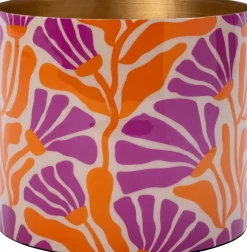 Intratuin bloempot Akio roze / oranje D 15 H 15 cm