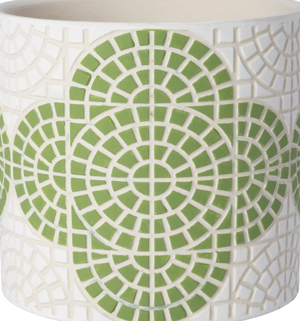 Intratuin bloempot Alon groen D 7 H 7 cm