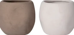 Intratuin bloempot Alta taupe D 16 H 15 cm