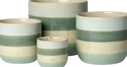 Intratuin bloempot Anas groen D 7,6 H 6,8 cm