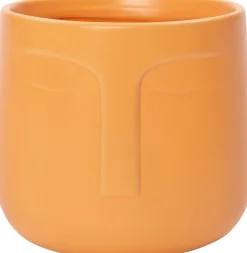 Intratuin bloempot Aukje geel D 7 H 6,8 cm