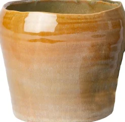 Intratuin bloempot Avelin bruin D 16 H 15 cm