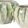 Intratuin bloempot Aylen groen D 20 H 14 cm
