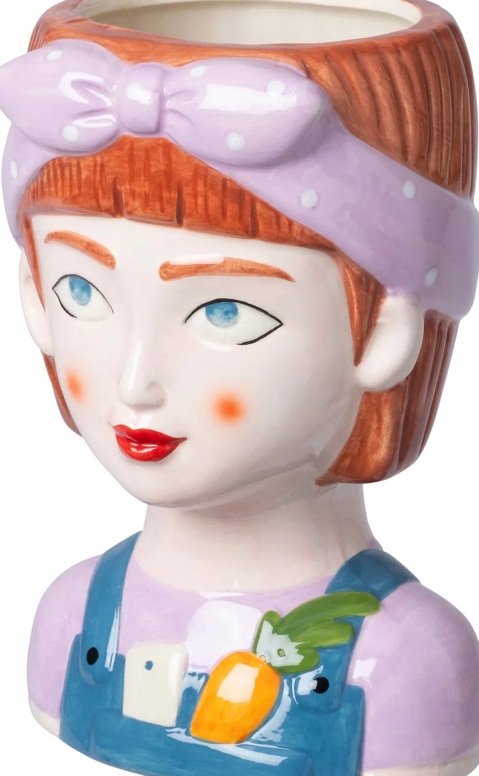 Intratuin bloempot Babbe paars 6 x 6 x 10 cm