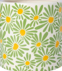 Intratuin bloempot Baku groen D 13,5 H 13,5 cm