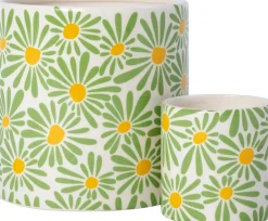 Intratuin bloempot Baku groen D 7,5 H 7,5 cm