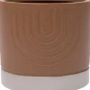 Intratuin bloempot Bana bruin / wit D 20 H 18 cm
