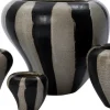 Intratuin bloempot Beetle bruin / zwart D 15 H 14 cm
