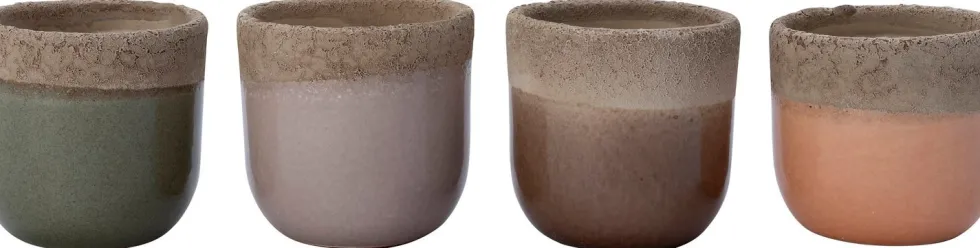 Intratuin bloempot Belga beige D 8 H 8 cm