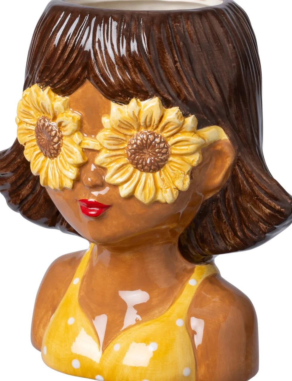 Intratuin bloempot Belia geel 10 x 7 x 12 cm