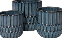 Intratuin bloempot Bibi blauw D 13 H 12 cm