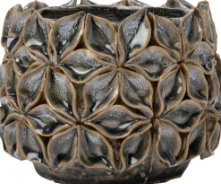 Intratuin bloempot Bilbao blauw D 14,5 H 11,5 cm