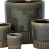 Intratuin bloempot Bjork groen D 6,8 H 6,5 cm