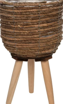 Intratuin bloempot blad bruin 36 cm
