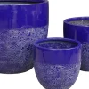 Intratuin bloempot Bobby blauw D 33 H 29 cm
