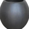 Intratuin bloempot Braga zwart D 29,5 H 26 cm
