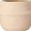 Intratuin bloempot Calma taupe D 15 H 12 cm