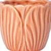 Intratuin bloempot Cebu oranje D 14 H 12 cm