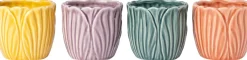 Intratuin bloempot Cebu paars D 14 H 12 cm