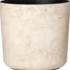Intratuin bloempot Celand beige D 14,5 H 13,31 cm