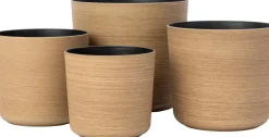 Intratuin bloempot Celand naturel D 16,5 H 15,2 cm