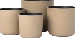 Intratuin bloempot Celand taupe D 16,5 H 15,2 cm