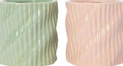 Intratuin bloempot Clove groen D 14 H 14 cm