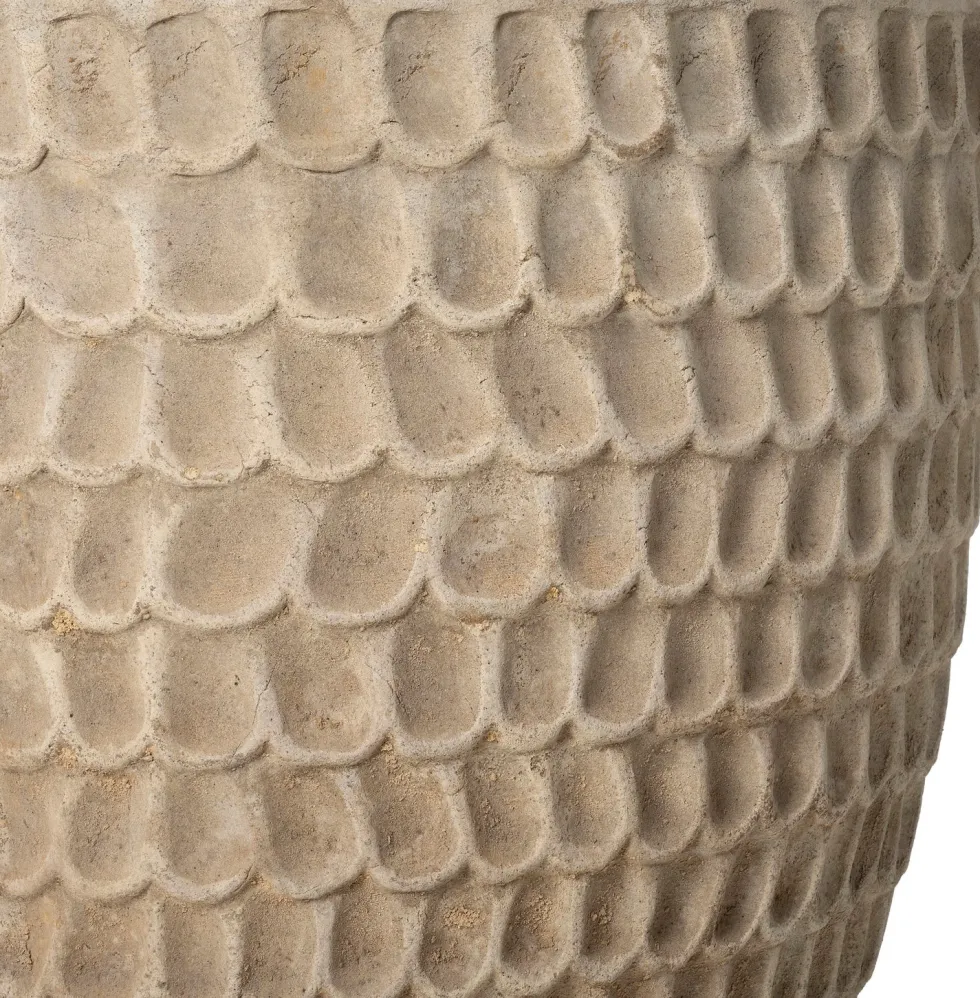 Intratuin bloempot Demi beige D 49 H 41 cm