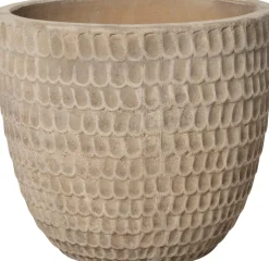 Intratuin bloempot Demi beige D 31 H 28 cm