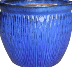 Intratuin bloempot Den Haag blauw D 52 H 45 cm