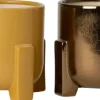 Intratuin bloempot Devon op voet koper D 16,5 H 16 cm