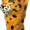 Intratuin bloempot Dieren cheeta bruin 13,3 x 11,8 x 20,5 cm