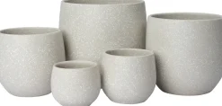 Intratuin bloempot Dinan crème D 29 H 27 cm