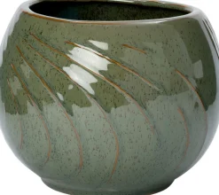 Intratuin bloempot Dorit groen D 16 H 12 cm