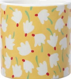 Intratuin bloempot Dov geel D 7 H 7 cm