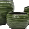 Intratuin bloempot Eddie groen D 31 H 20 cm