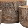 Intratuin bloempot Eddie naturel D 22 H 13 cm