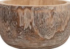 Intratuin bloempot Eddie naturel D 22 H 13 cm